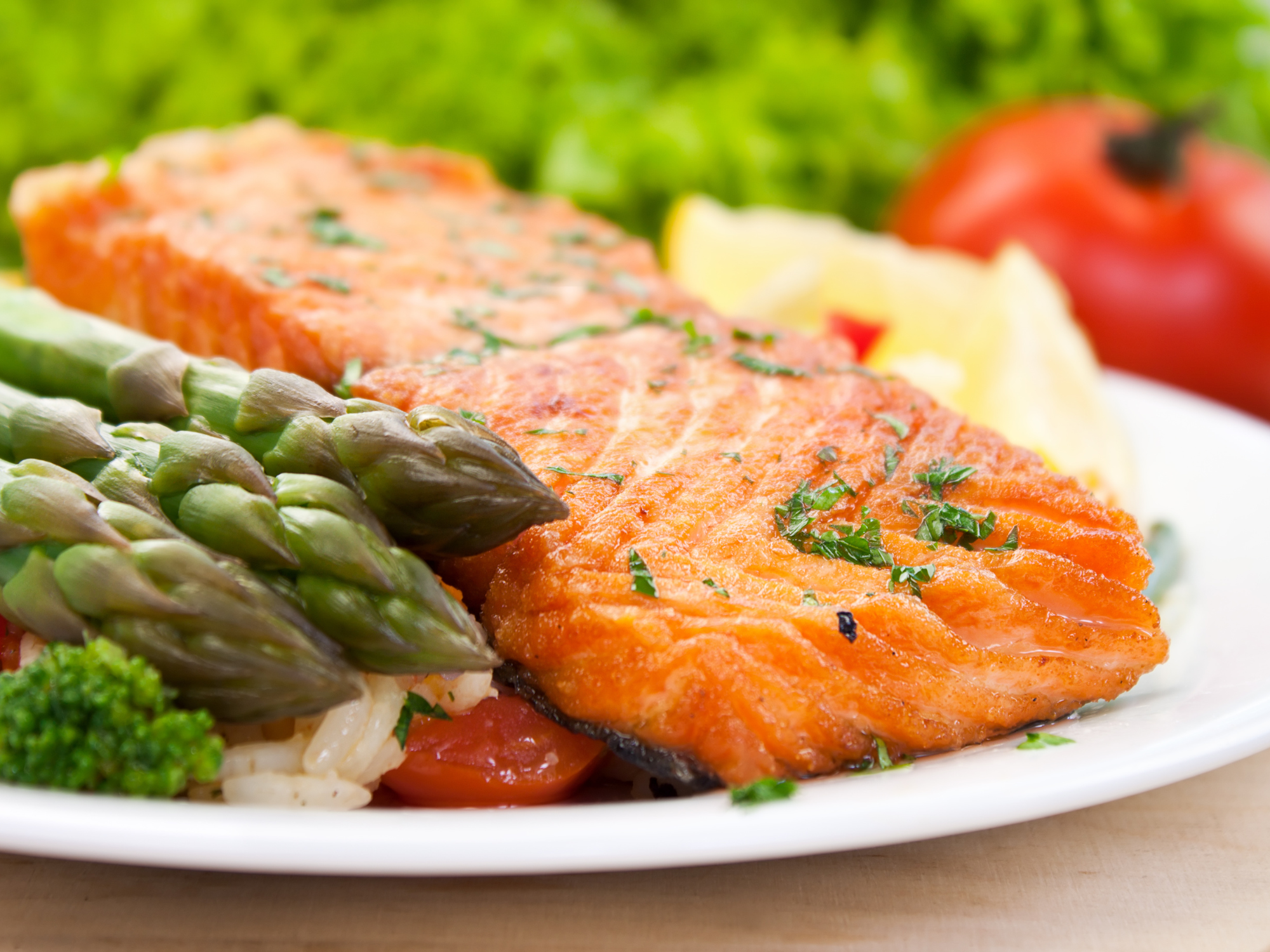 Ovnsbakt laksefilet hovedrett fisk