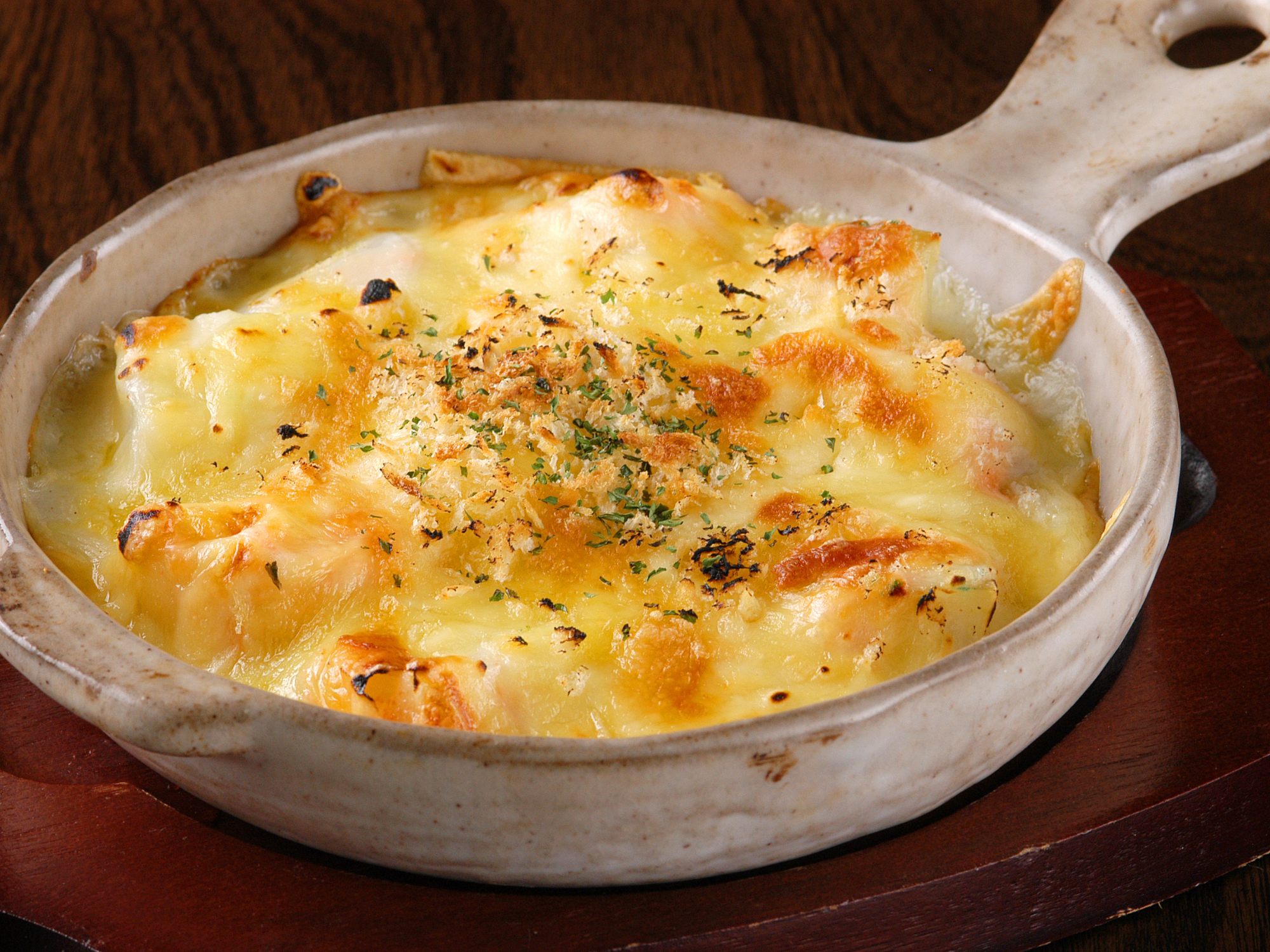 Gratinert chevre forrett